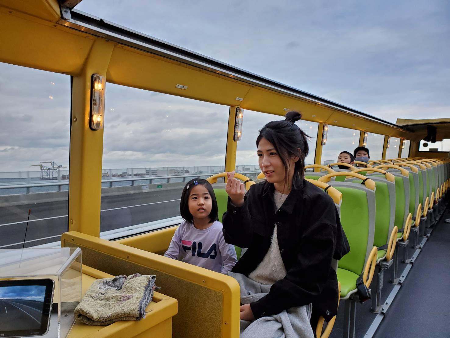 오키나와 본섬 첫 등장!기분이 상쾌한 오픈 톱 버스 에서 오키나와의 새로운 경치를 즐기자♪